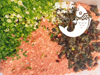 新品超美味 皮蛋鲜肉多汁水饺Preserved duck egg & pork and gravy dumplings 1.9磅 47/50个