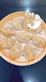 新品 有机鸡肉蘑菇洋葱大蒸饺 1磅/11-12个 (fully cooked )Super nice black pepper chicken & mushroom & onions big dumplings