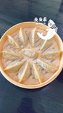 鲜虾荠菜鸡蛋大蒸饺 Shrimp & Chinese spinach & egg steamed dumpling 1 lb 11/12 pieces