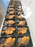青岛秘制熏鱼新鲜制作，新油炸后入味熏煮，地道美味 团团圆圆一整条，冷吃，加热都美味。新鲜送货上门。500/600g的鱼制作而成 吃的时候请注意鱼刺哦