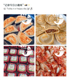 盒子双拼 鲜虾鸡蛋韭菜盒子和牛肉洋葱盒子2磅 13-15个(27%大粒鲜虾) shrimp&egg&leek and Beef onion 制作方法在介绍中