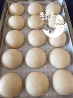 山东老面味白馒头 面香无比 劲道好吃500g/1包5个冷冻 Fully cooked handmade steamed bun( no filling) 5 pieces/ 1.1lb frozen