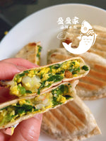 1磅鲜虾鸡蛋韭菜盒子1磅6-8个(27%大粒鲜虾鸡蛋韭菜) shrimp&egg&leek制作方法在产品介绍中/每个ID/赠品🎁2选一