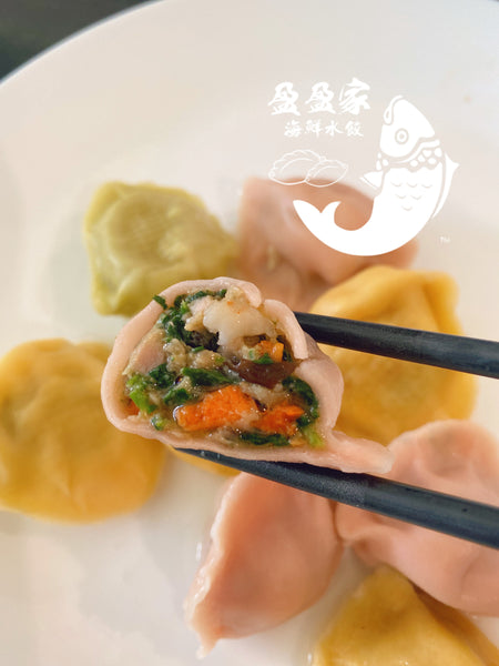 新品热卖 菠菜鲜虾鲜肉多汁水饺 (27%大粒鲜虾使用)