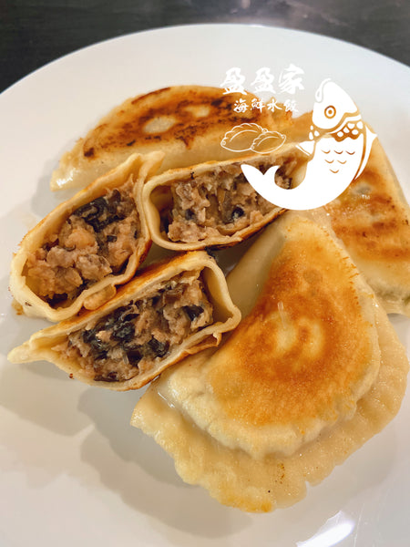 新品生冻 红樱豚 黑猪肉木耳海米盒子Berkshire Pork Butt  dumpling 2磅14-16个